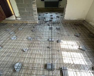"Betonfundering storten 60m² in Genk door Senpro BV"