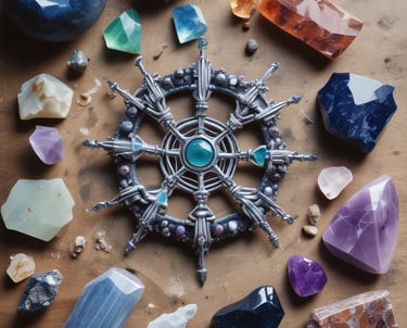 A beautiful collection of crystal-infused cosmetics and home fragrances.