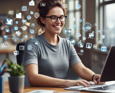 black blue and yellow textile