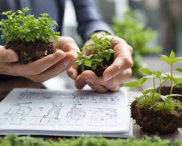 A futuristic digital brain representing AI technology and innovation.