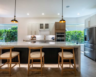 Kitchen Remodeling with Quartz Countertop and new Cabinets