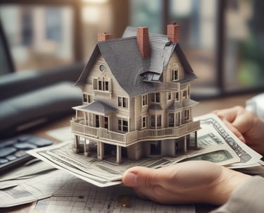 yellow curtained glass building