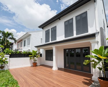 Freshly painted walls showcasing a clean, professional finish.