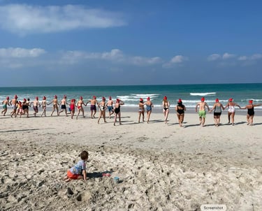 Nieuwjaars duik in Abu Dhabi georganiseerd door DiAD