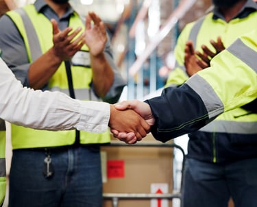 land clearing equipment preparing site for construction access