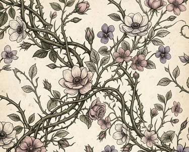 Vintage Botanical Theme | Thorn & Rose