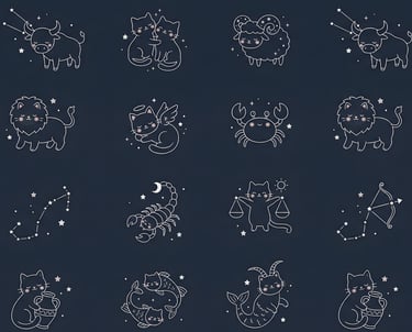 Constellation Theme | Kawaii Zodiac Animals