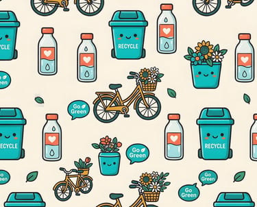 Earth Day Theme | Kawaii Go Green Eco-Friendly