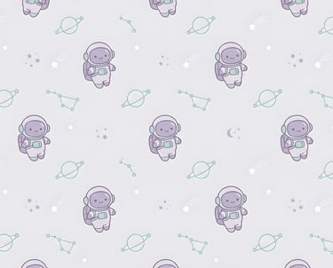 Constellation Theme | Pastel Galaxy Astronaut