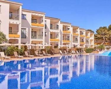 Blue Sky and Swimming Pool at Zafiro Tropic