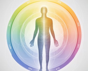 Estructura matemática de la frecuencia y alineación de geometría humana