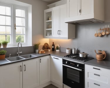 A clean, modern dashboard interface showing booking and revenue statistics.