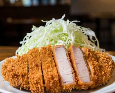 Tonkatsu type breaded fried pork