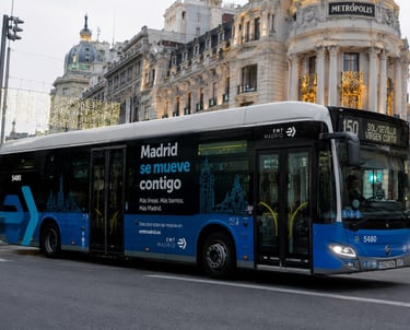 Publicidad Autobuses Madrid Edificio Metrópolis Madrid