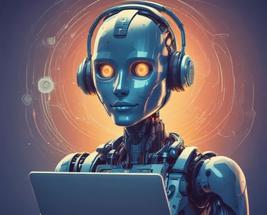 A team collaborating over digital blueprints in a bright office.