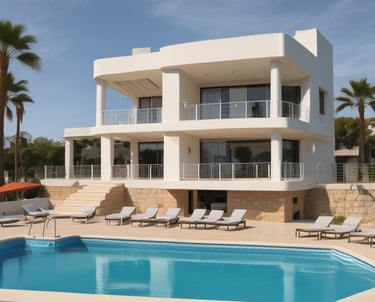 a man riding a skateboard down the side of a ramp
