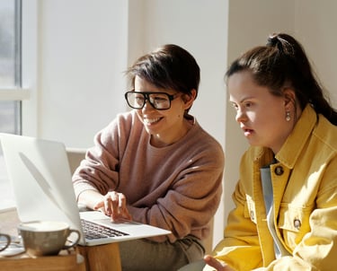 Care provider offering respectful, personalised assistance