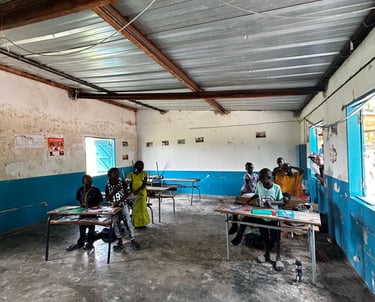 Photo représentant l'école du village de Kachiouane