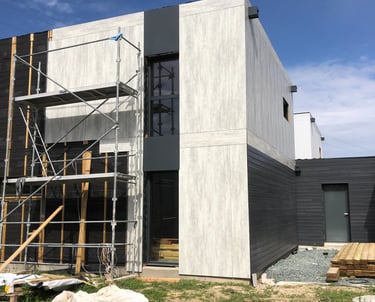 revêtement extérieur d'une maison moderne