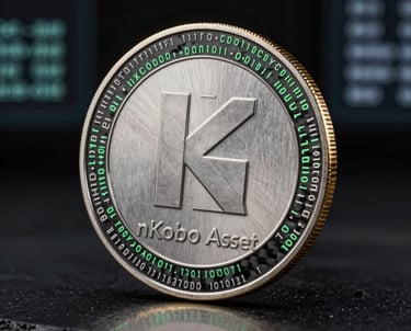 Close-up of a digital dashboard showing real-time nkobo to NGN exchange rates with green and navy interface accents.