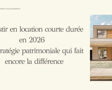investissement location courte durée