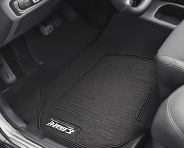 Red and black themed banner showing car accessories and repair tools