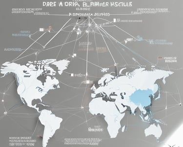 A consultant presenting data-driven insights to a group of business professionals.