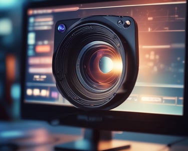 A creative storyboard layout filled with colorful frames and notes.