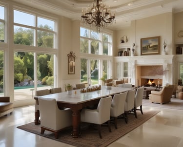 A warm, inviting bar counter with three distinct columns, softly lit to highlight craftsmanship.