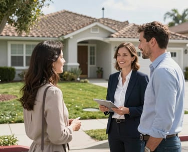 buyer explaining cash buying process to Riverside CA home owners