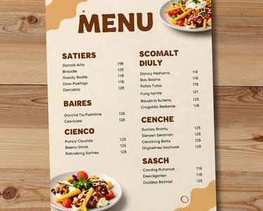 A creative behind-the-scenes shot of a photographer setting up food styling for a restaurant shoot.