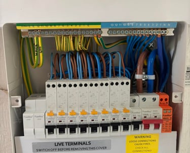 new fuse board fitted Newcastle property