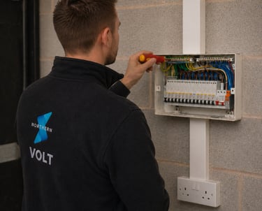 consumer unit inspection Newcastle property