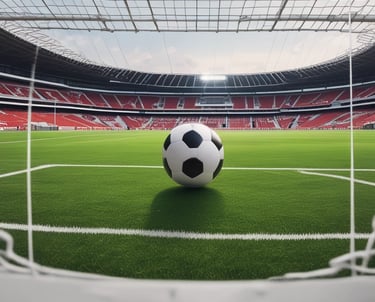 A dynamic photo of a sports influencer filming content outdoors with vibrant cityscape in the background.