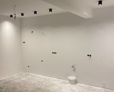 gotowa ściana po modernizacji elektrycznej trójmiasto