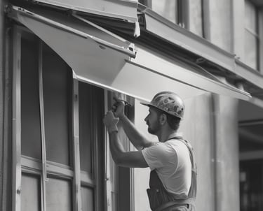 A modern interior design showcasing elegant furniture and decor.