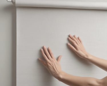 An exterior view of a beautifully designed patio with sun protection.