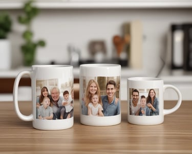 A vibrant collage showing personalized gifts, fashion items, and home decor from the online store.