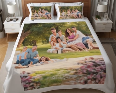 A vibrant collage showing personalized gifts, fashion items, and home decor from the online store.