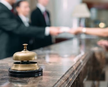 szállodai recepció