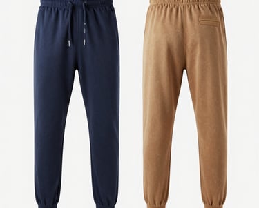 Detailed close-up of a blazer pattern alongside measuring tools and fabric swatches