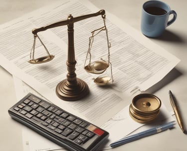 Photo of a property manager discussing documents with condominium residents in a modern office.