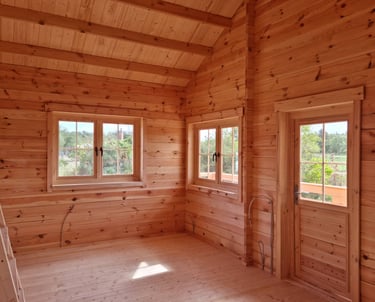 geisoleerde tuinhuis recreatiewoning 44mm dik