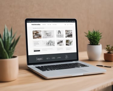 Graphic showing gears and automation flowcharts symbolizing marketing automation.
