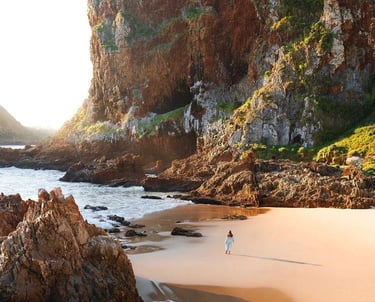 knysna heads beach