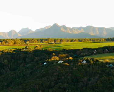 misty mountain reserve aerial view