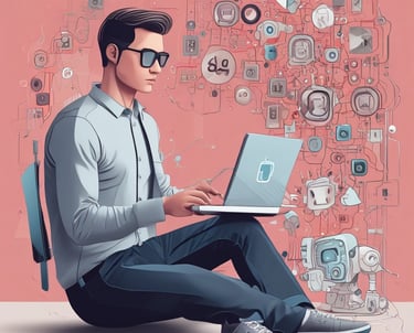 Animated graphic showing three cards representing different business plans.