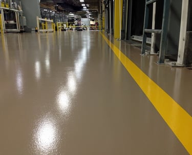 Sisteme pardoseli epoxidice si poliuretanice industriale rezistente la trafic greu si uzura mecanica