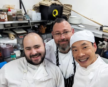 Vincent, a chef at Darlington Estate in Perth.