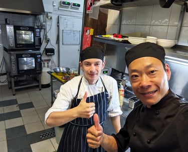 Vincent, a chef at Darlington Estate in Perth.